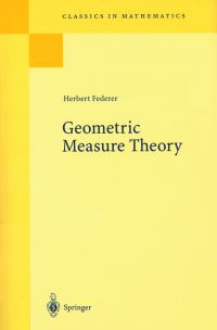 Book Cover for Geometric Measure Theory by Herbert Federer