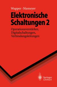 Book Cover for Elektronische Schaltungen 2 by Horst Wupper, Ulf Niemeyer