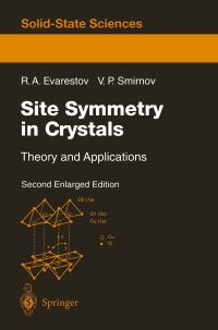 Book Cover for Site Symmetry in Crystals by Robert A. Evarestov, Vyacheslav P. Smirnov