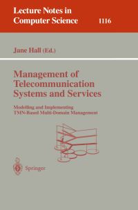 Book Cover for Management of Telecommunication Systems and Services by Jane Hall