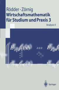 Book Cover for Wirtschaftsmathematik Für Studium Und Praxis 3 by Wilhelm Rödder, Peter Zörnig