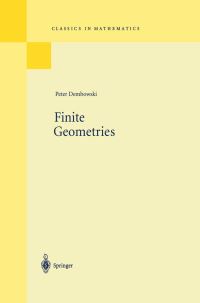 Book Cover for Finite Geometries by Peter Dembowski