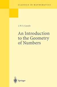 Book Cover for An Introduction to the Geometry of Numbers by JWS Cassels