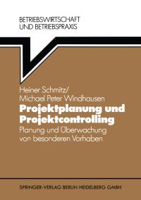 Book Cover for Projektplanung Und Projektcontrolling by Heiner Schmitz, Michael P Windhausen