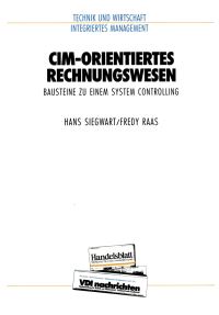 Book Cover for CIM-Orientiertes Rechnungswesen by Hans Siegwart, Fredy Raas