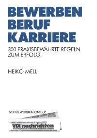 Book Cover for Bewerben Beruf Karriere by Heiko Mell