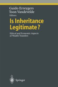 Book Cover for Is Inheritance Legitimate? by Guido Erreygers, Toon Vandevelde