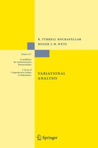 Book Cover for Variational Analysis by R Tyrrell Rockafellar, Roger JB Wets