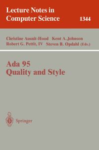 Book Cover for Ada 95 Quality and Style by Christine AusnitHood