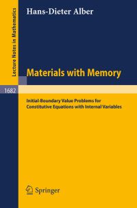 Book Cover for Materials With Memory by HansDieter Alber