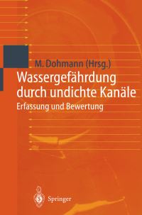Book Cover for Wassergefährdung Durch Undichte Kanäle by Max Dohmann