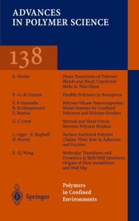 Book Cover for Polymers in Confined Environments by Steve Granick, K Binder, PG de Gennes, EP Giannelis, GS Grest, H Hervet, R Krishnamoorti, L Leger, E Manias, E Raphael, SQ Wang