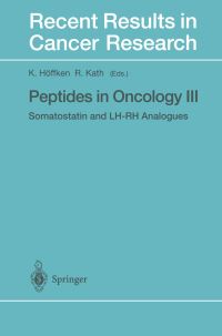 Book Cover for Peptides in Oncology by K Höffken, R Kath
