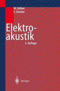 Book Cover for Elektroakustik by Manfred Zollner, Eberhard Zwicker