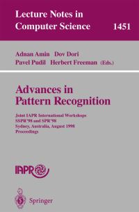 Book Cover for Advances in Pattern Recognition by SSPR98 Conference, Adnan Amin, International Association for Pattern Recognition, SPR98 Conference