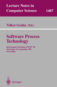 Book Cover for Software Process Technology by EWSPT 98 Conference, Volker Gruhn