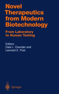 Book Cover for Novel Therapeutics from Modern Biotechnology by Dale L Oxender, Leonard E Post, A Abuchowski