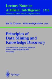 Book Cover for Principles of Data Mining and Knowledge Discovery by PKDD 98 Conference, Jan Zytkow, Mohamed Quafafou