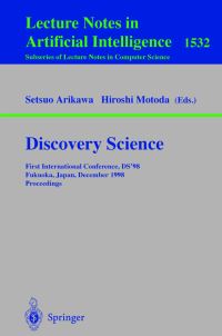 Book Cover for Discovery Science by DS98 Conference, Setsuo Arikawa, Hiroshi Motoda