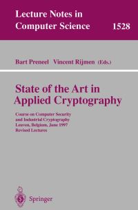 Book Cover for State of the Art in Applied Cryptography by Bart Preneel, Vincent Rijmen