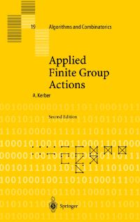 Book Cover for Applied Finite Group Actions by Adalbert Kerber