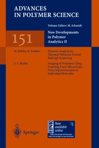 Book Cover for New Developments in Polymer Analytics II by M Schmidt, W Köhler