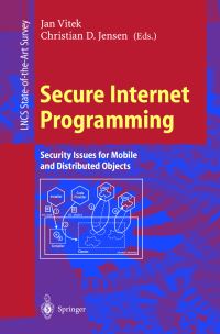 Book Cover for Secure Internet Programming by Jan Vitek, Christian D Jensen