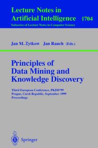 Book Cover for Principles of Data Mining and Knowledge Discovery by PKDD 99 Conference, Jan Rauch, Jan Zytkow