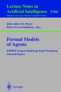 Book Cover for Formal Models of Agents by JohnJules Ch Meyer, PierreYves Schobbens