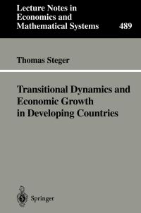 Book Cover for Transitional Dynamics and Economic Growth in Developing Countries by Thomas Steger