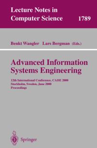 Book Cover for Advanced Information Systems Engineering by CAiSE Conference, Benkt Wangler, L Bergman
