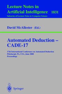 Book Cover for Automated Deduction - CADE-17 by International Conference on Automated Deduction, David A McAllester