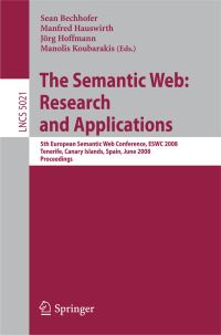 Book Cover for The Semantic Web by European Semantic Web Conference, Sean Bechhofer