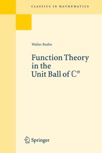 Book Cover for Function Theory in the Unit Ball of Cn by Walter Rudin