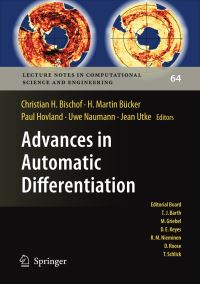Book Cover for Advances in Automatic Differentiation by International Conference on Automatic Differentiation, Christian Bischof