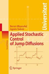 Book Cover for Applied Stochastic Control of Jump Diffusions by Bernt Øksendal, Agnès Sulem