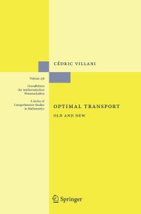 Book Cover for Optimal Transport by Cédric Villani