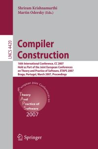 Book Cover for Compiler Construction by CC Conference, Shriram Krishnamurthi, Martin Odersky, ETAPS Conference