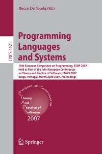 Book Cover for Programming Languages and Systems Theoretical Computer Science and General Issues by Rocco De Nicola