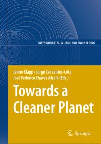 Book Cover for Towards a Cleaner Planet by Jaime Klapp, Jorge Luis Cervantes Cota, José Federico ChávezAlcalá