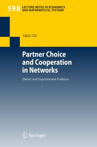 Book Cover for Partner Choice and Cooperation in Networks by Aljaz Ule