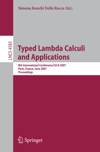 Book Cover for Typed Lambda Calculi and Applications Theoretical Computer Science and General Issues by Simona Ronchi Della Rocca