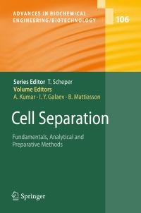 Book Cover for Cell Separation by Ashok Kumar, Igor Galaev, Bo Mattiasson, T. Aarvak