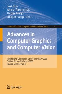 Book Cover for Advances in Computer Graphics and Computer Vision by VISAPP 2006, José Braz, GRAPP 2006