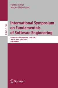 Book Cover for International Symposium on Fundamentals of Software Engineering Programming and Software Engineering by Farhad Arbab, Marjan Sirjani