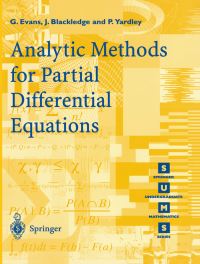 Book Cover for Analytic Methods for Partial Differential Equations by Gwynne Evans, J M Blackledge, P Yardley