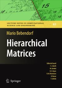 Book Cover for Hierarchical Matrices by Mario Bebendorf