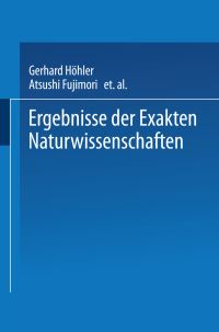 Book Cover for Ergebnisse Der Exakten Naturwissenschaften by Schriftleitung der Naturwissenschaften