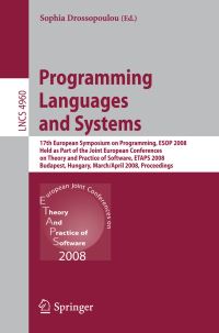 Book Cover for Programming Languages and Systems Theoretical Computer Science and General Issues by Sophia Drossopoulou