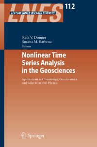 Book Cover for Nonlinear Time Series Analysis in the Geosciences by Reik V Donner, Susana M Barbosa, European Geosciences Union